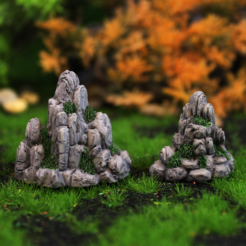 Bonsai Rock Garden - Мини-горный миниатюрный искусственный камень, искусственные горные