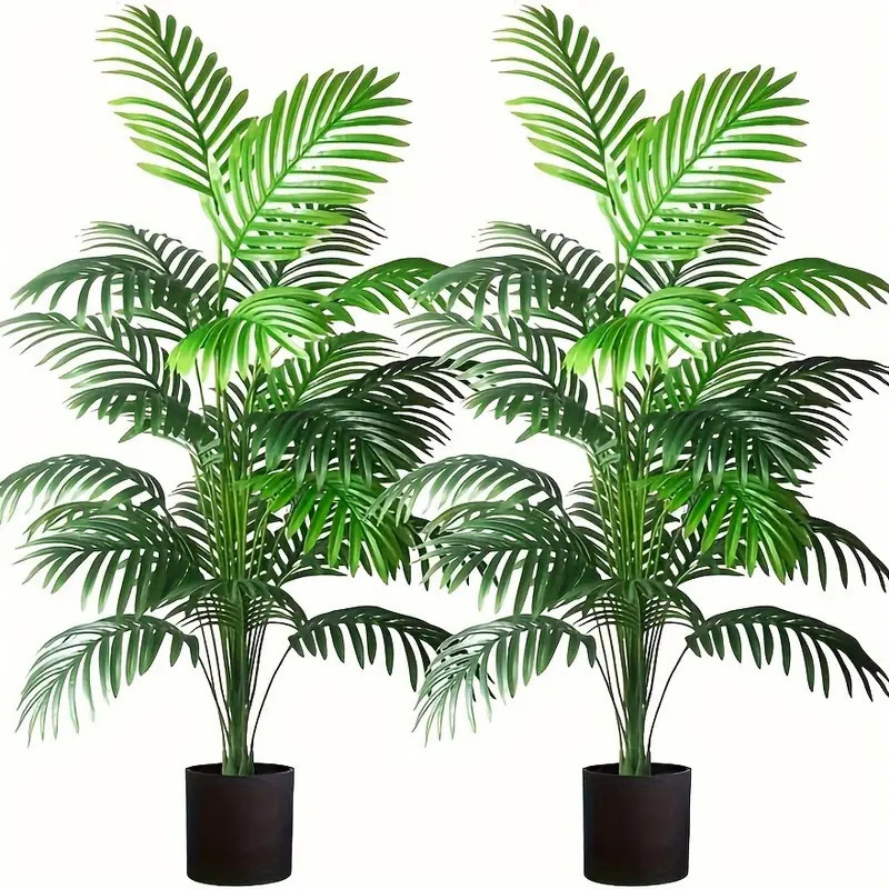 Bonsai Garden Kit - 24-листья пальмы Areca, искусственные растения, деревья