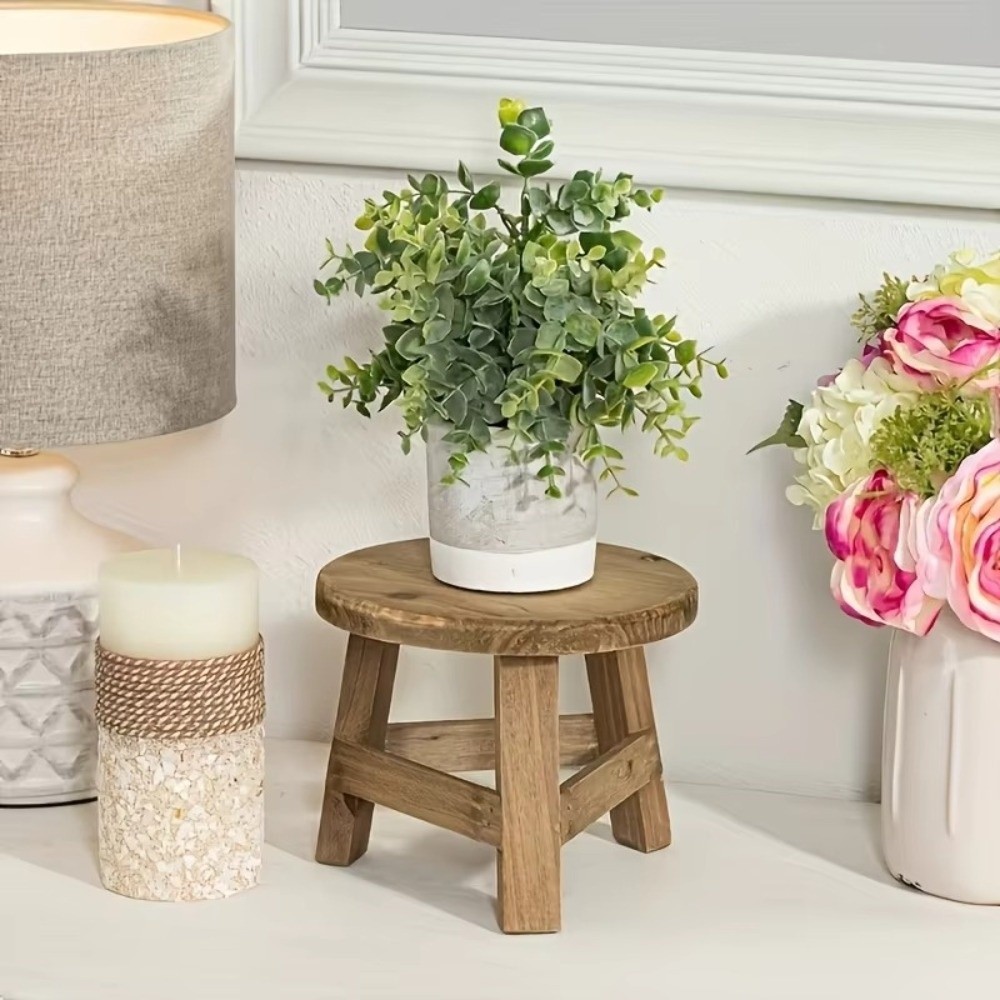 Bonsai Garden Stand - Современная деревянная подставка для бонсай, мини-табурет,