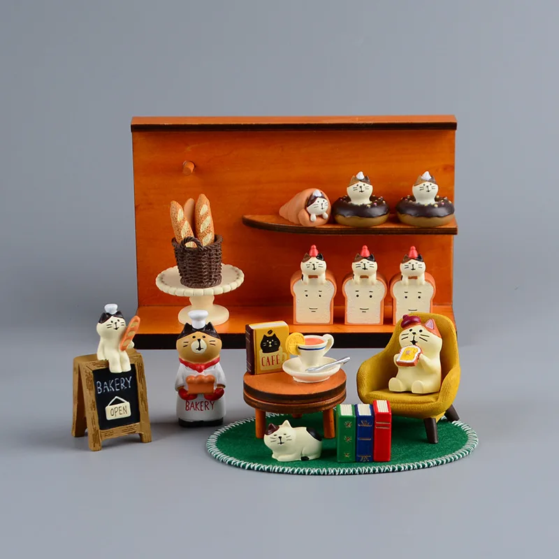 Zakka Стиль Мультфильм Кот Хле – обзор и цена Japan Bonsai Garden