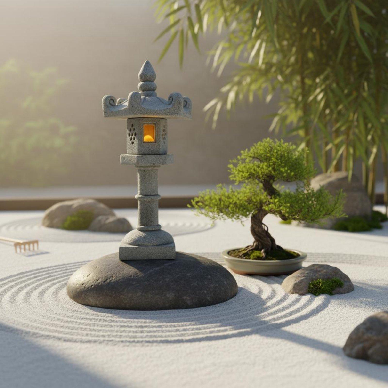 Ландшафтный фонарь в японском  – обзор и цена Bonsai Gardener