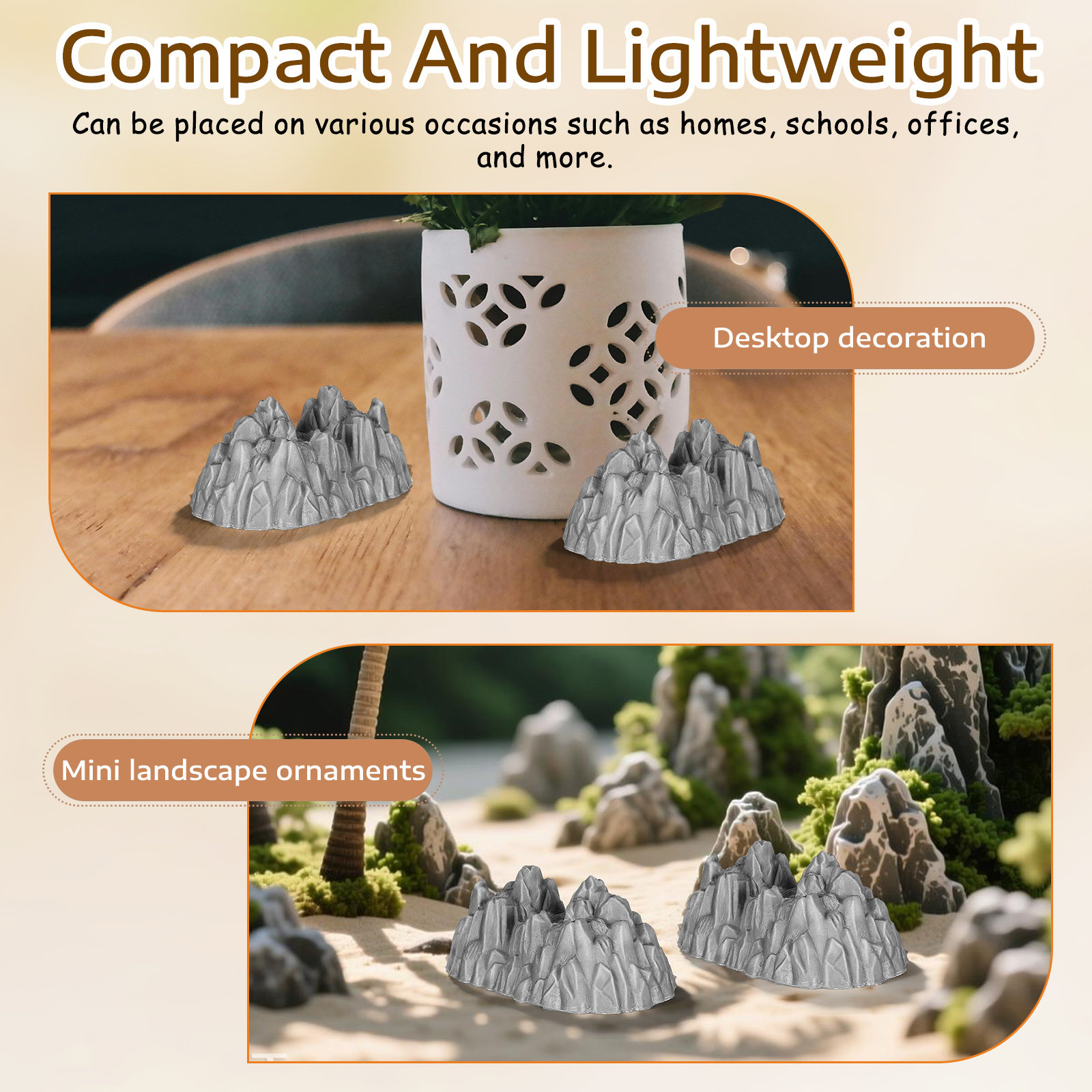 20 шт. миниатюрных пластиковых – обзор и цена Bonsai Rock Garden